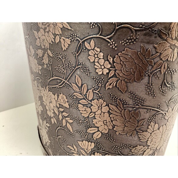 wooden magazine holder decorative floral stud accents 17”x14 1/4” - Picture 7 of 10